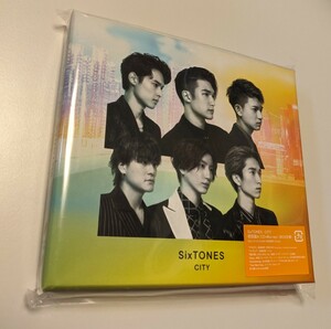 M 匿名配送 CD SixTONES CITY 初回盤A CD＋Blu-ray ストーンズ ブルーレイ 4547366538823