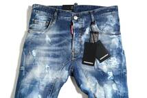 【新品正規品】11.8万 サイズ 46 Dsquared2 ディースクエアード TIDY BIKER JEAN S74LB1179 ラグジュアリー ストレッチ デニム イタリア製_画像1