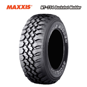 送料無料 マキシス サマータイヤ MAXXIS MT-754 Buckshot Mudder MT-754 バックショットマッダー 195R14 8PR 【1本単品 新品】