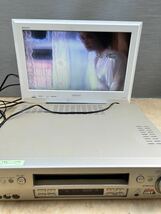 希少 Victor ビクター S-VHS 高画質 ビデオデッキ HR-VXG200 99年製 通電再生動作確認 リモコン通電しない　ジャンク_画像3