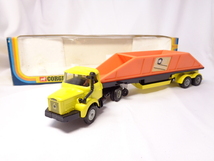 CORGI MAJOR 1102 Crane Fruehauf Bottom Dumper with Berliet cab unit コーギー フルハーフ ダンパー （箱付）送料別_画像1