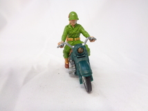 BRITAINS 9682 U.S. ARMY DISPATCH RIDER ブリテン U.S. アーミー ディスパッチ ライダー （箱付）送料別_画像3