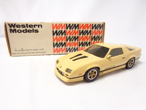 Western Models WP 112 CHEVROLET CAMARO IROC Z Western model Chevrolet Camaro IROC Z Manufacturers made goods ( box attaching )