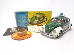 CORGI TOYS 492 VOLKSWAGEN EUROPEAN POLICE CAR コーギー VW ヨーロピアン ポリスカー （箱付）送料別