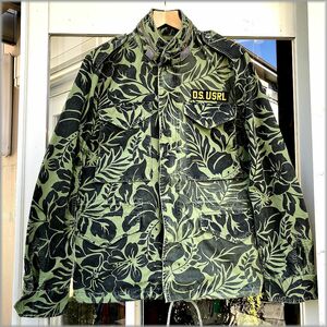 ★ラルフローレン　デニム&サプライ　状態良好　M-65タイプ　ジャケット　size S　ボタニカル迷彩★検 ポロ ラグビー rrl ミリタリー 古着