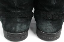 ルイヴィトン LOUISVUITTON ベルト ムートン ブーツ ブラック 黒 [36.5] レディース ショートブーツ　　I111_画像6