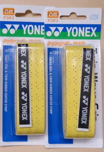 # Yonex twin wave grip AC139 [1 pcs insertion ] citrus yellow ×2 piece set v10