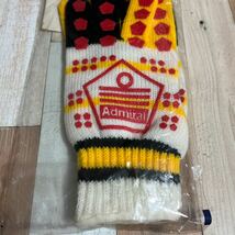 送料140円【新品】アドミラル（Admiral) サッカー手袋　フリーサイズ　白×黒×黄×赤_画像4