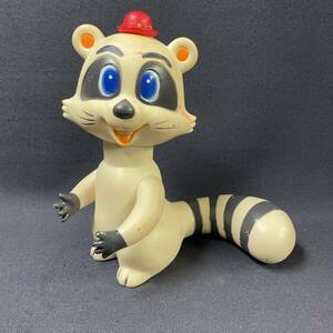 ジャンク キャンディキャンディ ふりふりクリン 首振り ソフビ貯金箱 落書き有り 高さ14cm 昭和レトロ 当時物 フィギュア