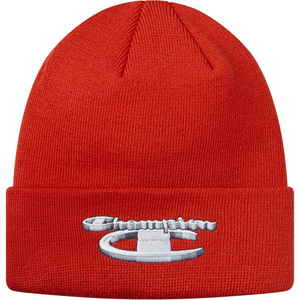 即決 supreme champion 3d metallic beanie brick red