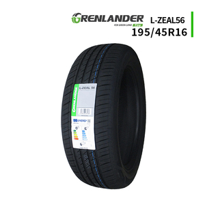 【在庫残りわずか】195/45R16 2023年製造 新品サマータイヤ GRENLANDER L-ZEAL56 送料無料 195/45/16