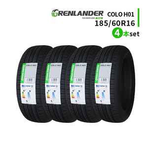 4本セット 185/60R16 2023年製造 新品サマータイヤ GRENLANDER COLO H01 送料無料 185/60/16