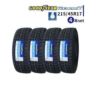 4 pcs set 215/45R17 2023 year made new goods studdless tires GOODYEAR ICE NAVI 7 free shipping Ice navigation 7 215/45/17 studless 