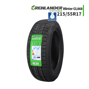 【現品限り！】215/55R17 2023年製 新品スタッドレスタイヤ GRENLANDER Winter GL868 送料無料 215/55/17 スタッドレス