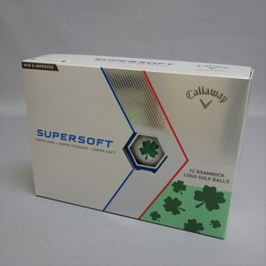 Callaway スーパーソフト シャムロック 1箱 12球 US限定 2023年 キャロウェイ SUPERSOFT Shamrock 2ピース 四つ葉 