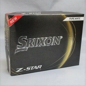 US仕様 2023年 SRIXON Z-Star ホワイト 1箱 12球 1ダース ボール スリクソン ダンロップ DUNLOP 3ピース ゴルフボール Zスター