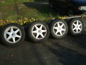 ☆Bridgestone ブリジストン ブリザック VRX2 215/60R16 2020製 アルミホイール FEID 16x6 1/2 ４本セット中古☆