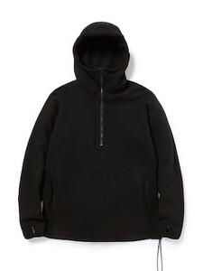 nonnative 18ss CYCLIST HALF ZIP HOODY COTTON SWEAT nn-c3403 ノンネイティブ ハーフジップ プルオーバー パーカー サイズ1 ブラック