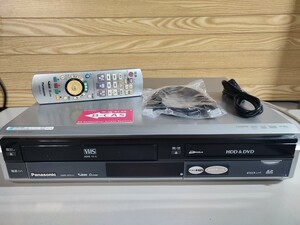 動作保証★ Panasonic★DMR-XP21V★ VHS一体型ビデオデッキ、DVDレコーダー、ダビング10 ★メンテナンス済み★2007年製 徹底整備（2235）