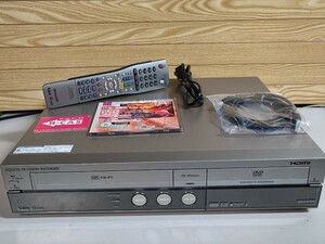 【 動作保証】 SHARP 「DV-ACV32」 VHS一体型ビデオデッキ、DVDレコーダー、ダビング10 【メンテナンス済み】2007年製（1484）