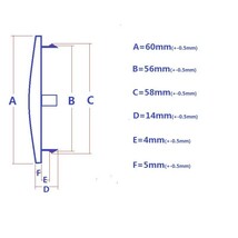 汎用ホンダHONDA SUBARU スバル ToyotaトヨタOZ RACING Rays【全黒】ホイールセンターキャップΦ60mm　_画像6