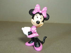  Disney Minnie Mouse PVC figure pink. dress BULLYLAND