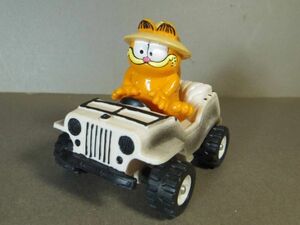 Garfield ガーフィールド PVCフィギュア ジープ 白 BULLYLAND