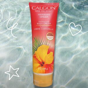 ボディーファンタジー Calgon ハワイアン ジンジャー スキン ナリッシング ボディ クリーム 226ｇ