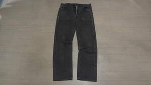 sizeW32★93年1月☆アメリカ製Levi's501☆リーバイス501★ストレート★ヴィンテージブラックデニム/ジーンズ★ジーパン★ボタンフライ