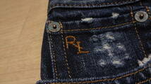 美品W26inch★ポロ ラルフローレン☆RL COWBOY BOOT★極上色落ち☆美髭デニム/レディースジーンズ★POLO RALPH LAUREN_画像4