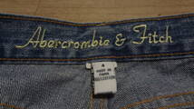 美品レディースsizeL-XL位★Abercrombie&Fitch☆アバクロンビー&フィッチ★花柄刺繍☆ブーツカットデニム/ジーンズ_画像4