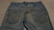 稀少W32★70s VINTAGE★USA製 Levi's646☆オリジナルヴィンテージ★色落良好★ベルボトムデニム★リーバイス646★42TALON★70年代ヒッピー_画像4