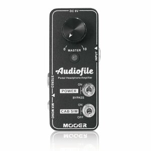最落無し! Mooer　Audiofile　/ a43393　ペダルボードから直接ヘッドフォンに！練習にも最適なミニヘッドフォンアンプ！　1円