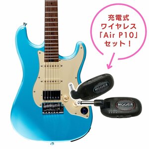 最落無し! Mooer GTRS S801 (Blue) + Air P10 セット　/ a43456　インテリジェントギターとワイヤレスシステムのセット　1円