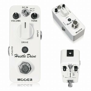 最落無し! Mooer Hustle Drive / a43532　「あの」白い人気ドライブサウンドをミニサイズで！　1円