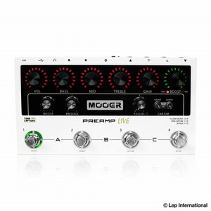 最落無し! Mooer　Preamp Live　/ a43474　Mooerプリアンプの技術を突き詰めた、究極のプリアンプペダル！　1円