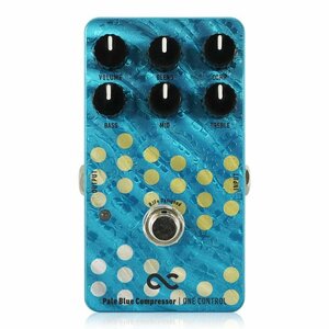 最落無し! One Control Pale Blue Compressor　/ a43424　BJFE Pale Green Compressorに基づいて制作されたペダル　1円