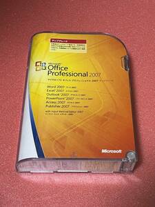 ☆Microsoft(マイクロソフト)☆Office Professional 2007☆アップグレード版☆Used☆01☆