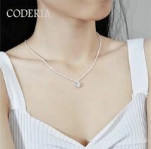 モアサナイトネックレス 2ct 45cmシルバー925_画像2