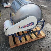 青森 七戸店 クマガイ 混合機 M-119TX 混合器 ステンレス製 撹拌機 かくはん 単相100V タイマー付 肥料 飼料 土 東北 中古品_画像3