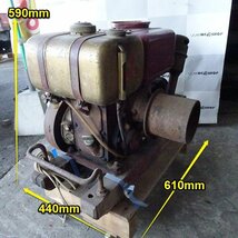 福岡■ かつら 新三菱重工 石油 発動機 H4B エンジン 昭和 レトロ アンティーク ジャンク 圧縮有り 中古 ■D20053004_画像2