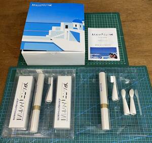 HA whitening α special set : electric is brush 2 ps . changeable brush 2 ps addition photocatalyst oral care new goods 