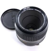 MINOLTA ミノルタ MC MACRO ROKKOR -QF 50mm 1:3.5 一眼レフマニュアルカメラ用レンズ_画像3