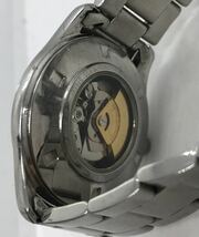 109-0037 ORIENT STAR オリエント スター 腕時計 自動巻 金属ベルト シルバー 稼働品_画像2