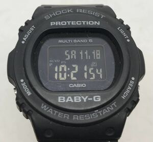 109-0120 CASIO カシオ Baby-G BGD-5700U 腕時計 ラバーベルト ブラック 稼働品