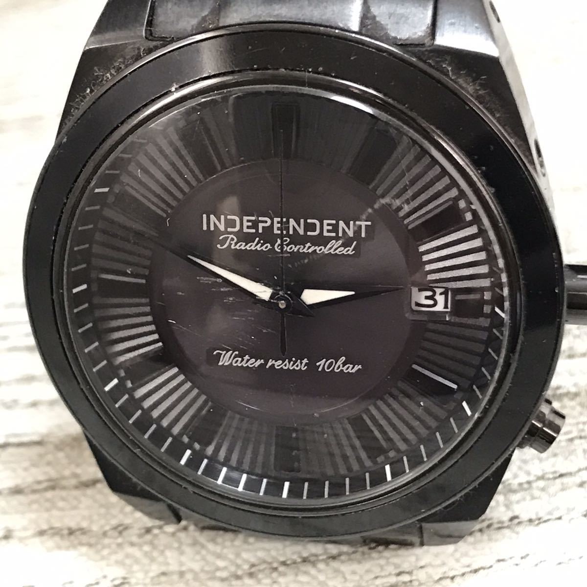 INDEPENDENT インディペンデント 腕時計 クォーツ アナログ 電池交換済