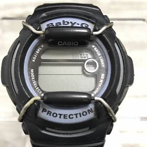102-0083 CASIO カシオ Baby-G BG-153 レディース腕時計 ラバーベルト ブラック 電池切れ 動作未確認