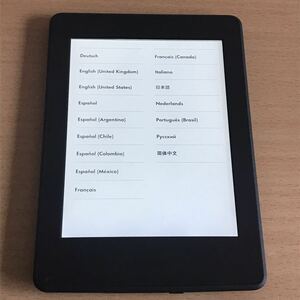 107-0001 Amazon Kindle キンドル Paperwhite 第6世代　電子書籍リーダー DP75SDI 黒　ブラック