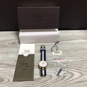 116-0658 Daniel Wellington ダニエルウェリントンO26R3 レディース腕時計 ナイロンベルト 電池切れ 動作未確認