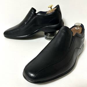 【デッドストック】Colehaan コールハーン　ギャビン グランド スリップオン　革靴 8W 26-26.5cm ブラック　＊CO